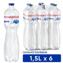 Вода мінеральна Моршинська сильногазована пет 6*1.5л