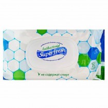 Серветки вологі Super Fresh антибактеріальні 120 шт