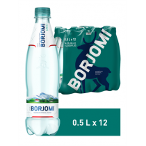 Вода мінеральна Borjomi газована пет 12*0.5 л Грузія