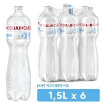 Вода мінеральна Моршинська негазована пет 6*1.5л