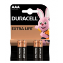 Батарейки DURACELL AAА (LR03) 1уп/4шт 