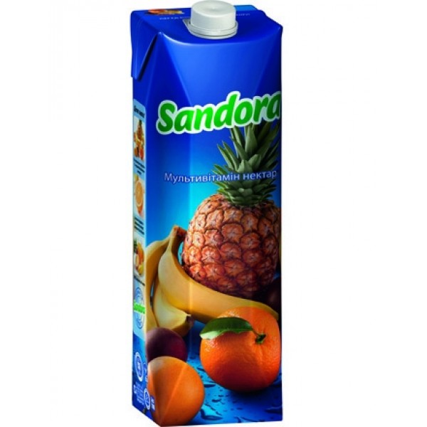 Нектар Sandora мультивітамінний пакет 0.95 л Нектар Sandora мультивітамінний пакет 0.95 л
