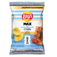 Чіпси картопляні Lay`s Max зі смаком Аргетинський стейк 95г