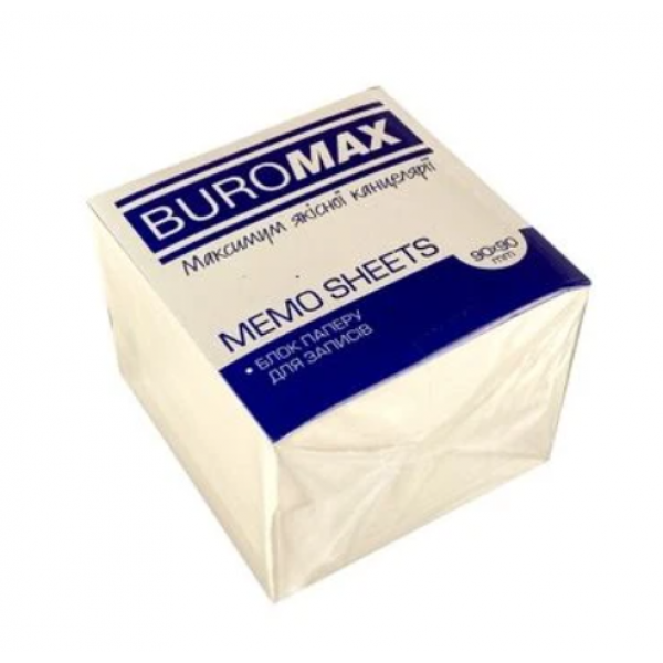 Папір для нотаток білий (90Х90мм) 1000л 1шт Buromax BM.2276 Папір для нотаток білий (90Х90мм) 1000л 1шт Buromax BM.2276