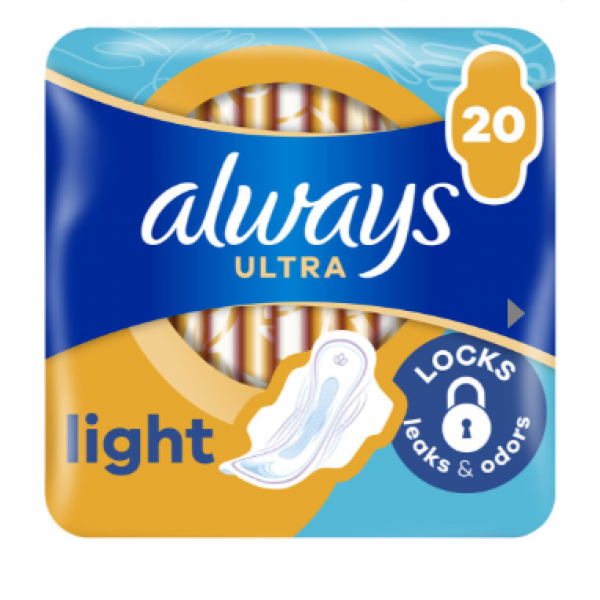 Прокладки Always Ultra Light Duo 20шт 3к Прокладки Always Ultra Light Duo 20шт 3к