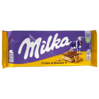 Шоколад молочний Milka з печивом 100г