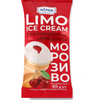 Морозиво Лімо Ice Cream Вишня у вафельному стаканчику 65 г 