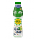 Біфідойогурт Danone Активіа Чорниця-злаки питний 1.2% 500г