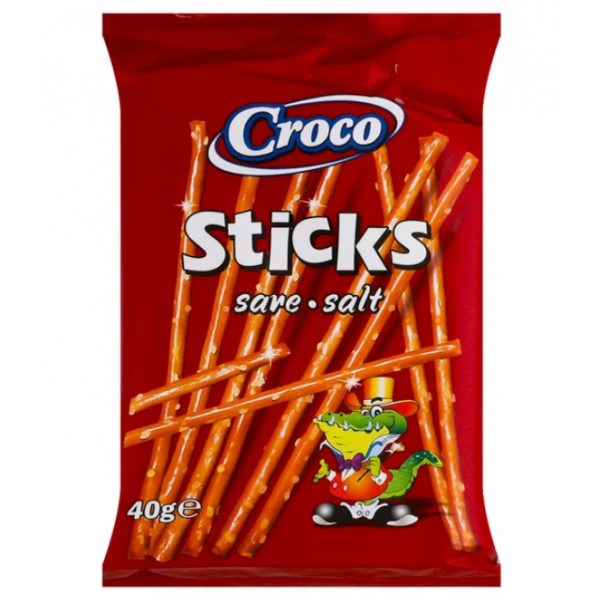 Соломка солена Croco Sticks 40г Соломка солена Croco Sticks 40г