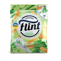 Сухарики Flint Сметана із зеленню пшенично-житні 60г