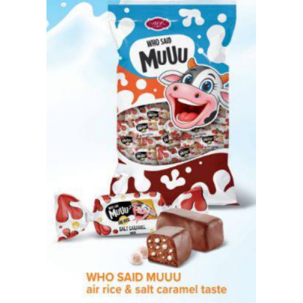 АВК Цукерки Who said muuu air rice /salt caramel taste 500г АВК Цукерки Who said muuu air rice /salt caramel taste 500г