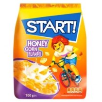 Start! Пластівці кукурудзяні медові 700г