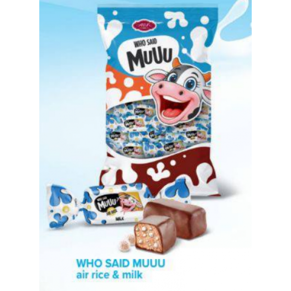 АВК Цукерки Who said muuu air rice - milk 500г АВК Цукерки Who said muuu air rice - milk 500г