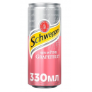 Напій Schweppes Pink Grapefruit (Рожевий Грейпфрут) газований 0,33л