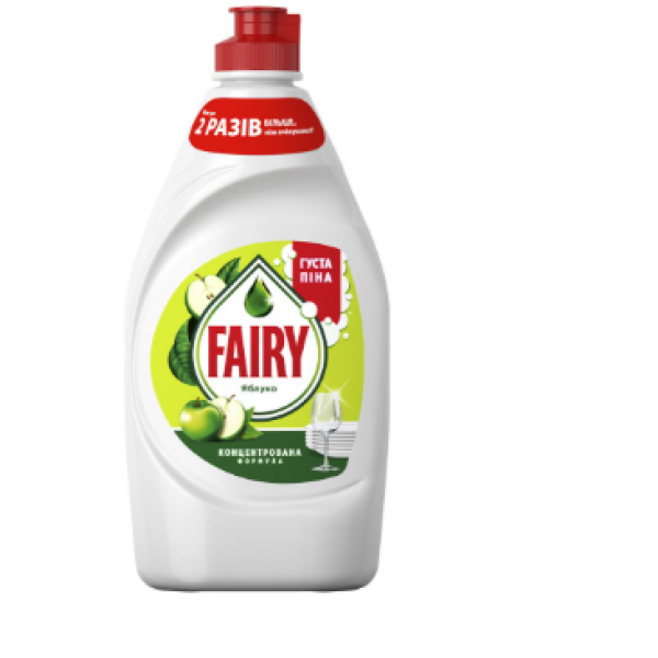 Засіб для миття посуду Fairy зелене яблуко 450 мл Засіб для миття посуду Fairy зелене яблуко 450 мл