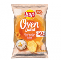 Чіпси картопляні Lay`s Oven Baked зі смаком лисичок у сметані 110г