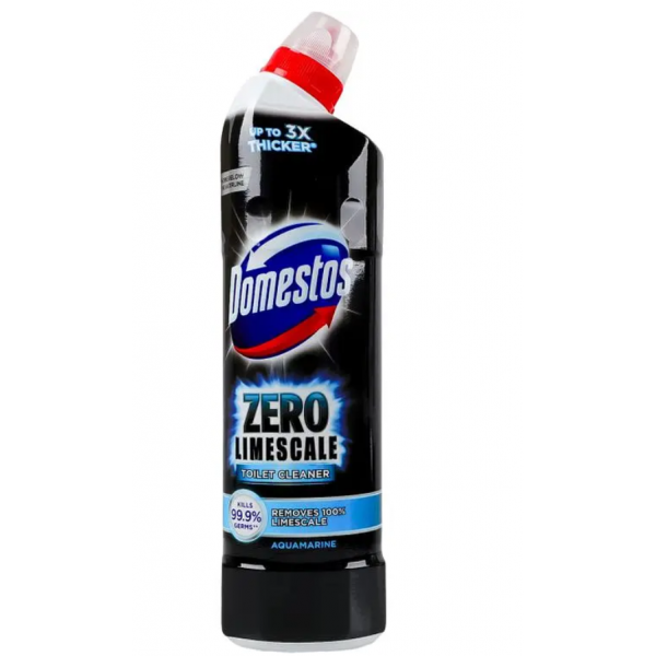 Domestos засіб для чищення унітазу Zero Limescale Aquamarine 750 мл Domestos засіб для чищення унітазу Zero Limescale Aquamarine 750 мл