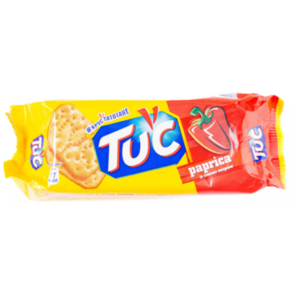 Крекер Tuc солоний зі смаком паприки 100г Крекер Tuc солоний зі смаком паприки 100г