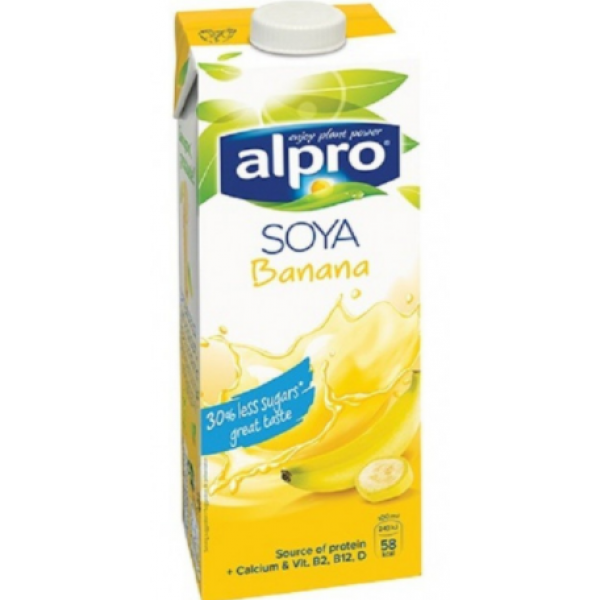 Напій Alpro банановий 1л Напій Alpro банановий 1л
