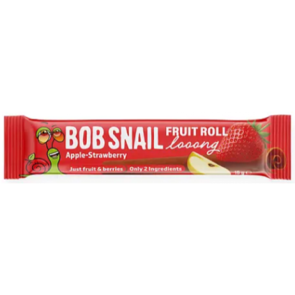 Натуральні фруктові Роли Bob Snail Яблучно-Полунична Дооовга 15г Натуральні фруктові Роли Bob Snail Яблучно-Полунична Дооовга 15г