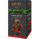 Чай Graff чорний Cherry Samurai / Вишневий самурай з ароматом вишні та мигдалю (саше) 20*1.5 г