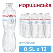 Вода мінеральна Моршинська негазована пет 12*0.5л 
