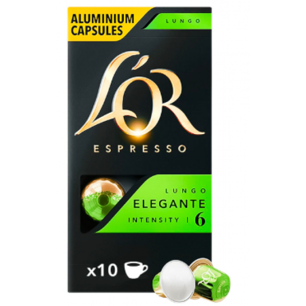 Кава мелена в капсулах L'OR Lungo Elegante №6 10x52г Кава мелена в капсулах L'OR Lungo Elegante №6 10x52г