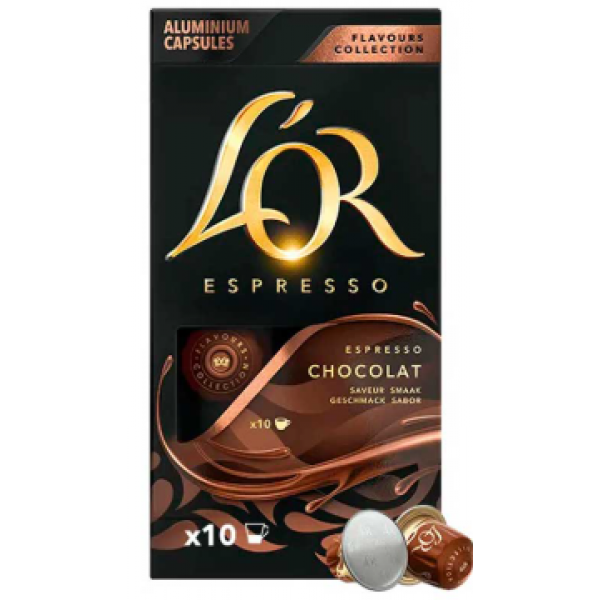 Кава мелена в капсулах L'OR Espresso Chocolat №8 10x52г Кава мелена в капсулах L'OR Espresso Chocolat №8 10x52г