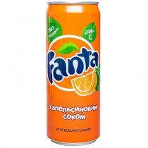 Напій Fanta безалкогольний соковмісний сильногазований 0,33л зб