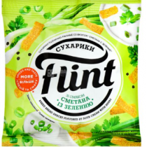 Сухарики Flint сметана-зелень 35 г Україна