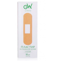 Пластир Green Way 19 мм х 72 мм, на тканинній основі 10шт