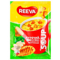 Крем-суп Reeva курячий з крутонами саше 17г
