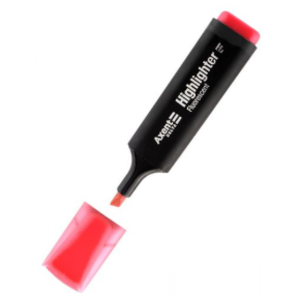 Маркер Highlighter D2501, 1-5 мм клиноп. рожевий Axent Маркер Highlighter D2501, 1-5 мм клиноп. рожевий Axent