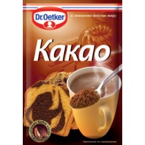 Какао порошок  Др.Оеткер зі зниженим вмістом жиру 50г