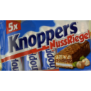 Вафельні батончики Knoppers Nuss Riegel з лісовим горіхом та нугою 200г (5 шт) 