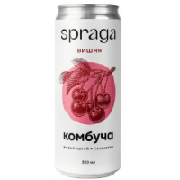 Напій Комбуча Spraga Вишня з/б 330мл