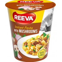 Макарони швидкого приготування Reeva Грибна 70г (стакан)