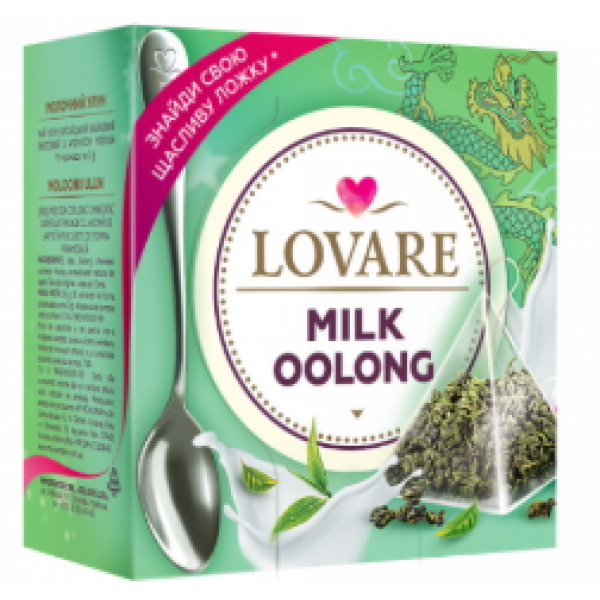 Чай Lovare Milk oolong в пірамідках 15*2 г Чай Lovare Milk oolong в пірамідках 15*2 г