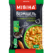 Вермішель Мівіна зі смаком курки (негостра) 60г