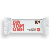 Батомчик Tom мигдаль з щоколадною карамеллю 45г
