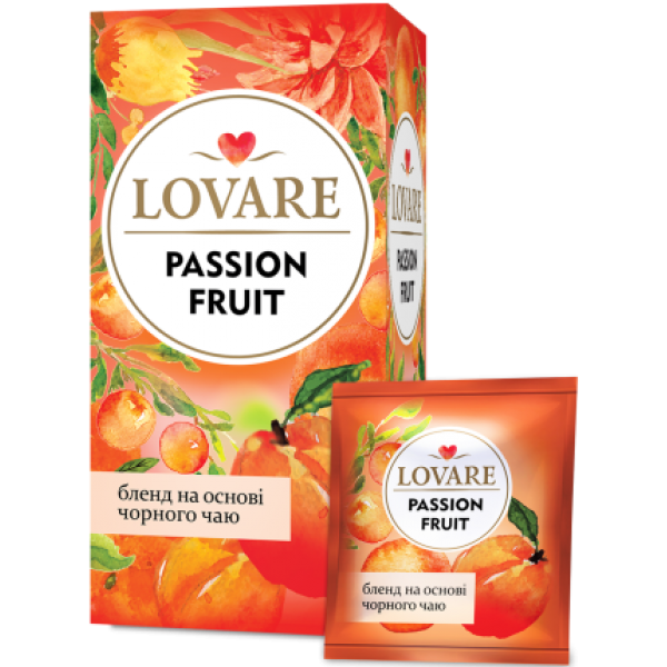 Чай Lovare Пристрасний фрукт 24*2г Чай Lovare Пристрасний фрукт 24*2г