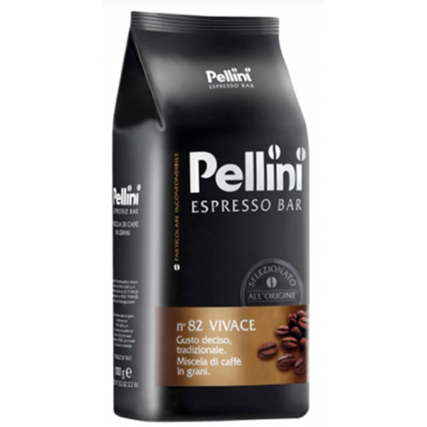 Кава в зернах Pellini Espresso Bar N.82 Vivace 1кг Кава в зернах Pellini Espresso Bar N.82 Vivace 1кг