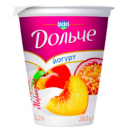 Йогурт Дольче персик-маракуйя 3,2% 280г 