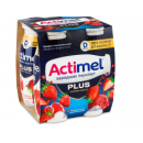 Продукт кисломолочний Danone Actimel Plus полуниця-гранат 1,4% 4*100г