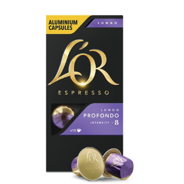 Кава мелена в капсулах L'OR Lungo Profondo №8 10x52г Кава мелена в капсулах L'OR Lungo Profondo №8 10x52г