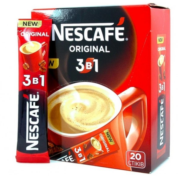 Напій кавовий Nescafe 3 в 1 Original Напій кавовий Nescafe 3 в 1 Original