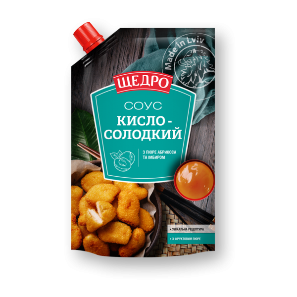 Соус Щедро Кисло-солодкий 200г Соус Щедро Кисло-солодкий 200г