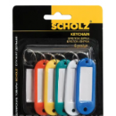 Брелок-бірка, пластик., набір 6 шт Scholz 