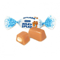 Рошен цукерки Ірис Milky Splash з молочною начинкою 1кг