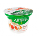 Біфідойогурт Danone Активіа полуниця-злаки 2,2% 180г